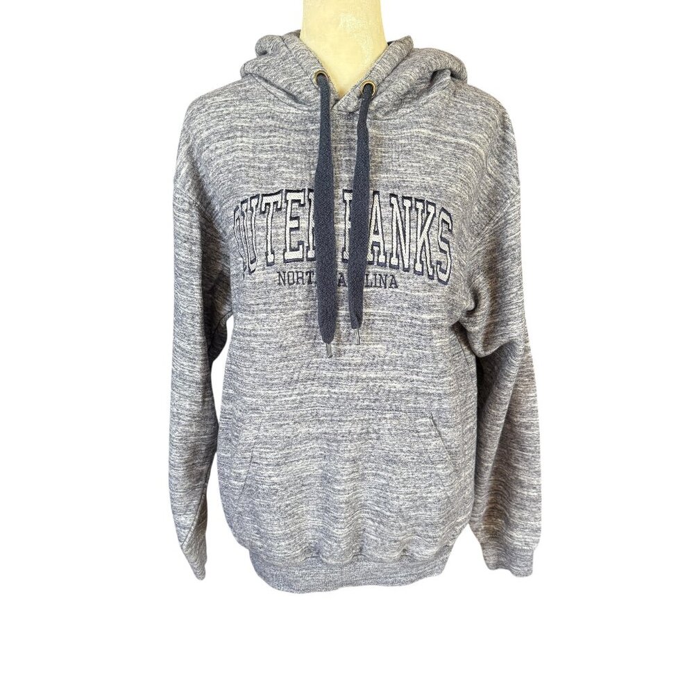 Pacific & Co. Outer Banks gray long sleeve hoodie sweatshirt women's size S